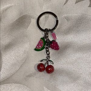 Coach keychain 🍉🍒🍓